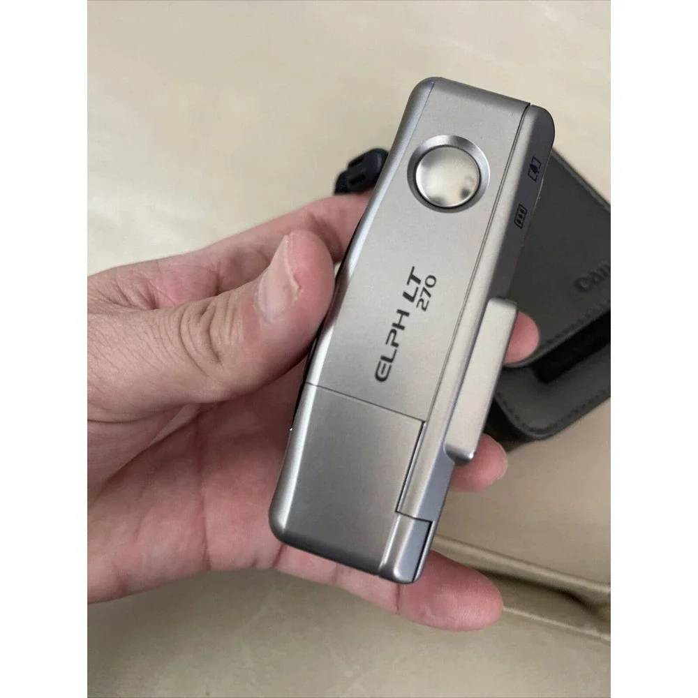 Canon Elph LT 270 AF point and shoot APS film camera w/flash -not Tested ,c1